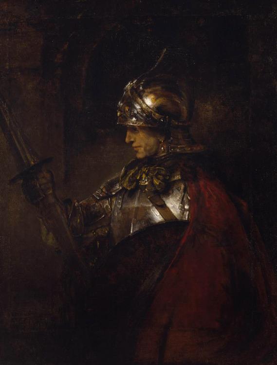 REMBRANDT Harmenszoon van Rijn A Man in Armour (mk33)